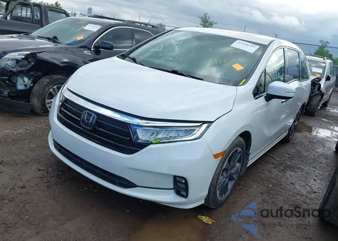 2022 Honda Odyssey Elite from USA, damaged, VIN 5FNRL6H91NB058941